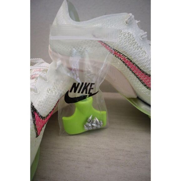 Nike CD4385-101 Men's Sz 15 White Air Zoom Victory Running Spikes $190 - Picture 2 of 9
